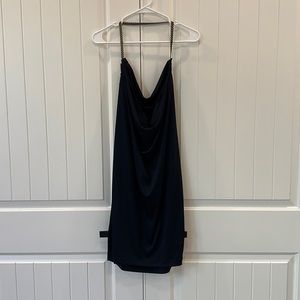 Rachel Roy chain halter dress